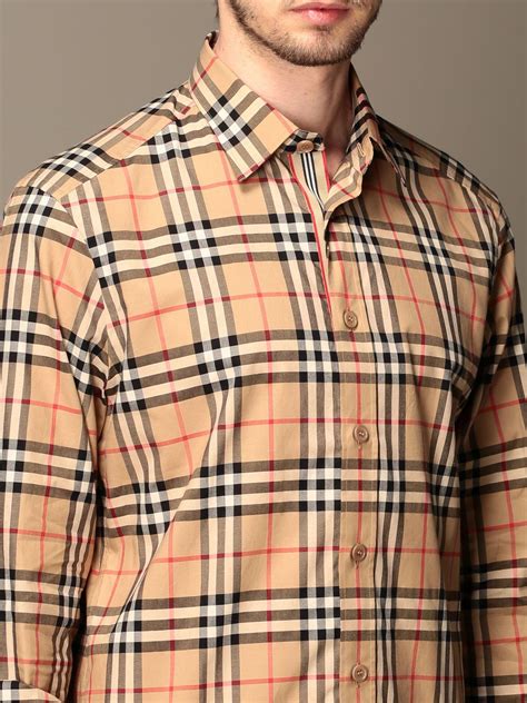 macy's burberry mens shirt|designer shirt burberry for men.